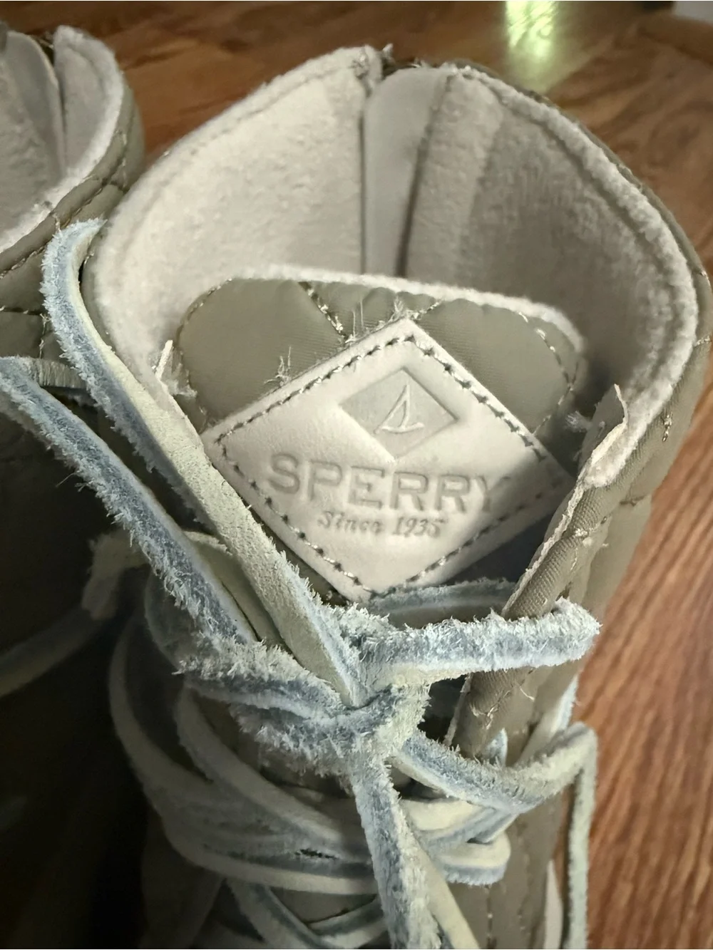 Sperry Saltwater Waterproof Quilted Duck Boot Size 7